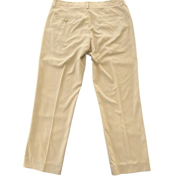PGA Tour Active Golf Flat Front Chino Khaki Pants Size 34X32 Business Casual - Picture 2 of 9